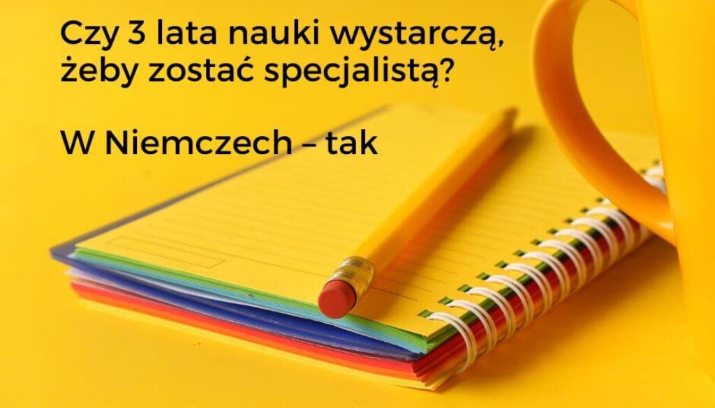specjalista w Niemczech Ausbildung