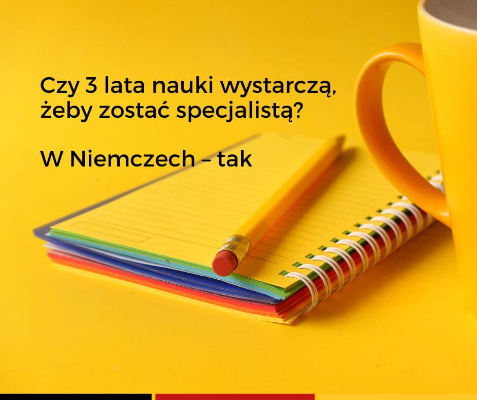 specjalista w Niemczech Ausbildung