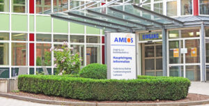 wejście do budynku kliniki Ameos Ueckermunde