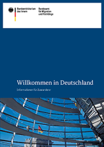 okładka broszury Wilkommen in Deutschland