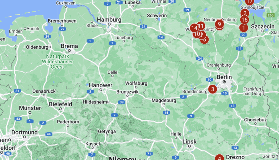 mapa Ausbildung dla Polaków na rok szkolny 2025