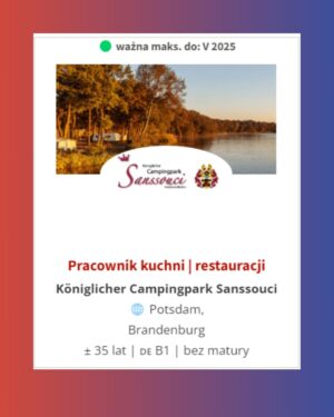oferta Ausbildung pracownik restauracji oferta Ausbildung pracownik restauracji