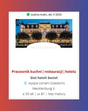 oferta Ausbildung kucharz hotelarz oferta Ausbildung kucharz hotelarz